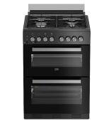 תנור משולב דו תאי 60 ס"מ BEKO בקו דגם KFDM62120DBDSL