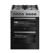 תנור משולב דו תאי 60 ס"מ BEKO בקו דגם KFDM62120DXDSL