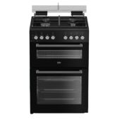 תנור דו תאי משולב כיריים BEKO בקו דגם KFDM62129BB
