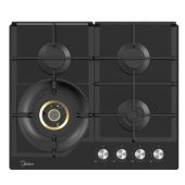 כיריים גז 4 להבות MIDEA מידאה דגם MG60GH096KT6BIR