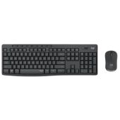 מקלדת ועכבר אלחוטיים מבית LOGITECH לוג'יטק דגם MK295 SILENT
