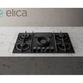 כיריים משולבות קולט אדים 88 ס"מ מבית ELICA אליקה דגם NIKOLA-FL-BLF88