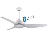 מאוורר תקרה מבית NORTHER נורטר דגם DOLPHIN דולפין NT-IP4450-BK-RC-BT