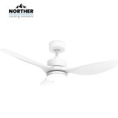 מאוורר תקרה 42" CLASSICO WIFI לפרגולה NORTHER נורתר דגם NTP-CLS42-WH-LED-WF