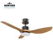 מאוורר תקרה 42" CLASSICO WIFI לפרגולה NORTHER נורתר דגם NTP-CLS42-BKBW-LED-WF