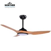 מאוורר תקרה SUPERIORE סופריור 46" NORTHER נורתר דגם NTP-SPR46-BKBW-LED
