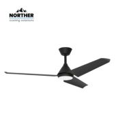 מאוורר תקרה "52 NORTHER נורתר דגם NTP-TNGIP44-BK-LED