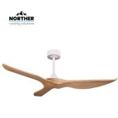מאוורר תקרה 52" NORTHER TRINITY נורתר דגם NTP-TRN52-WHWD