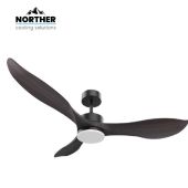 מאוורר תקרה ויטה NORTHER CCT 53" VITA נורתר דגם NTP-VIT53-BKWN-LED