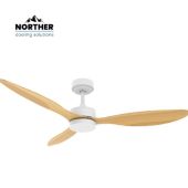מאוורר תקרה "52 NORTHER VERMONT נורתר דגם NTP-VMT52-WHWD-LED