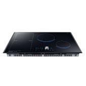 כיריים אינדוקציה 80 ס"מ מבית SAMSUNG סמסונג דגם VIRTUAL FLAME NZ84J9770EK