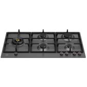 כיריים גז 90 ס"מ עם ווק כפול מבית BERTAZZONI ברטזוני דגם P905LPRO סדרת PROFESSIONAL