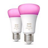 זוג נורות לד חכמות PHILIPS פיליפס דגם PHHUE 929002489602 E27