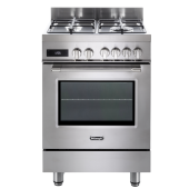 תנור משולב כיריים 60 ס"מ DELONGHI דלונגי דגם PRO66MXLPZIL