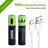 סוללות AAA נטענות ZEERO זירו דגם RB-100