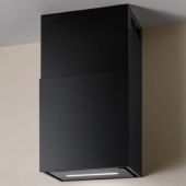 קולט אדים צמוד קיר שחור AIRONE איירוואן דגם RUBIK EVO 40B