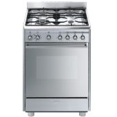 תנור משולב כיריים מבית SMEG סמאג דגם SSA60MX2 מתצוגה