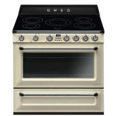 תנור משולב כיריים אינדוקציה 90 ס"מ מבית SMEG סמאג דגם TR90I