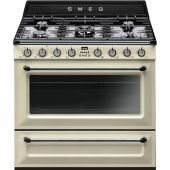 תנור משולב עם כיריים גז בעיצוב רטרו SMEG סמאג דגם TR90P9