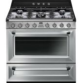 תנור משולב עם כיריים גז בעיצוב רטרו SMEG סמאג דגם TR90X9-1