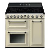 תנור משולב כיריים אינדוקציה 90 ס"מ מבית SMEG סמאג דגם TR93I