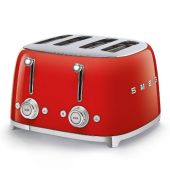 מצנם 4 פרוסות מעוצב SMEG סמאג דגם TSF03- מבצע שנתיים אחריות יבואן רשמי