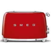 מצנם 4 פרוסות מעוצב SMEG סמאג דגם TSF03RDEU- מבצע שנתיים אחריות יבואן רשמי