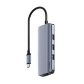רכזת 6 ב1 CUDY USB-C קודי דגם UH606