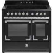 תנור אפיה משולב כיריים אינדוקציה 100 ס"מ מבית STEEL סטיל דגם X10FF5FI סדרת OXFORD