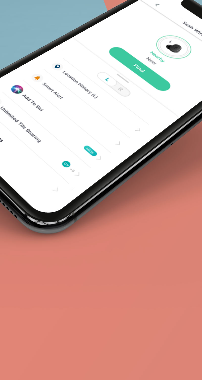 NEVER LOST </br>WITH TILE.