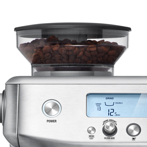  מכונת אספרסו של Barista Pro במברשת נירוסטה מוברשת משולבת